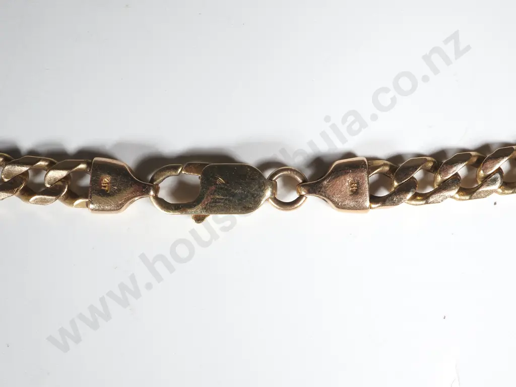 10ct Gold Curb Link Necklace, Michael Hill Jewellers Image 1++