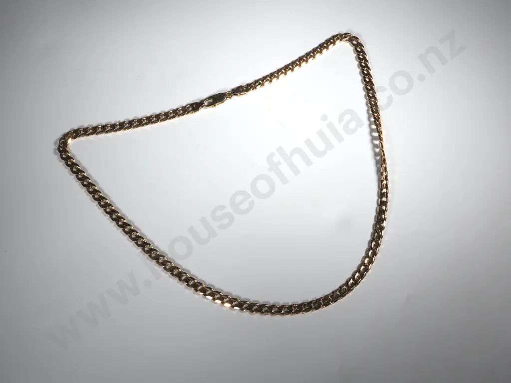 10ct Gold Curb Link Necklace, Michael Hill Jewellers Image 1++