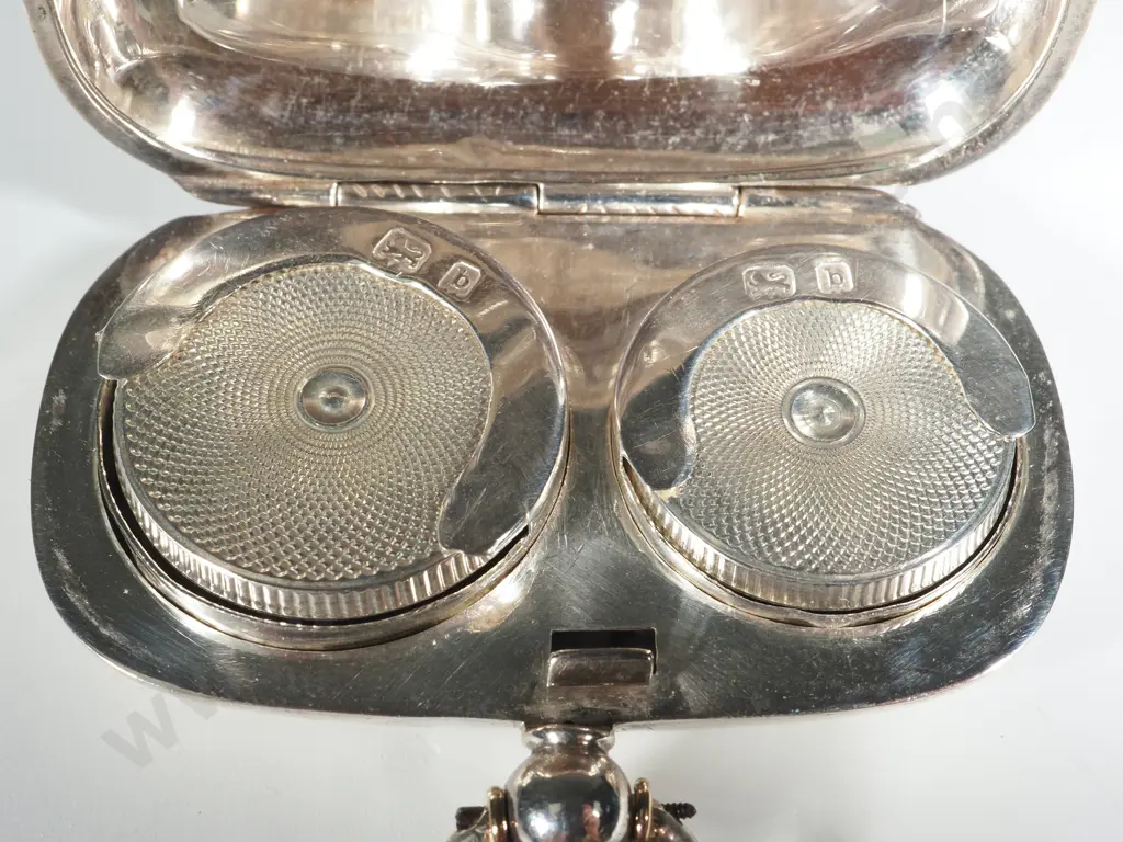 Sterling Silver Sovereign Case Full & Half Sovereign, English Hallmarks Image 1++