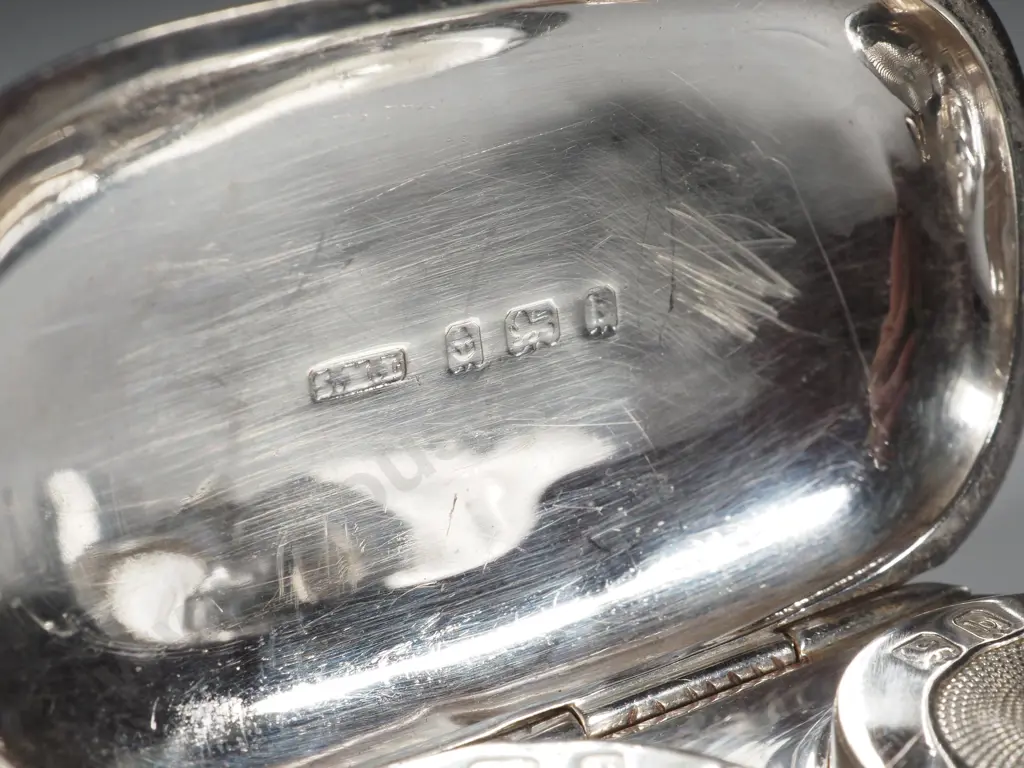 Sterling Silver Sovereign Case Full & Half Sovereign, English Hallmarks Image 1++