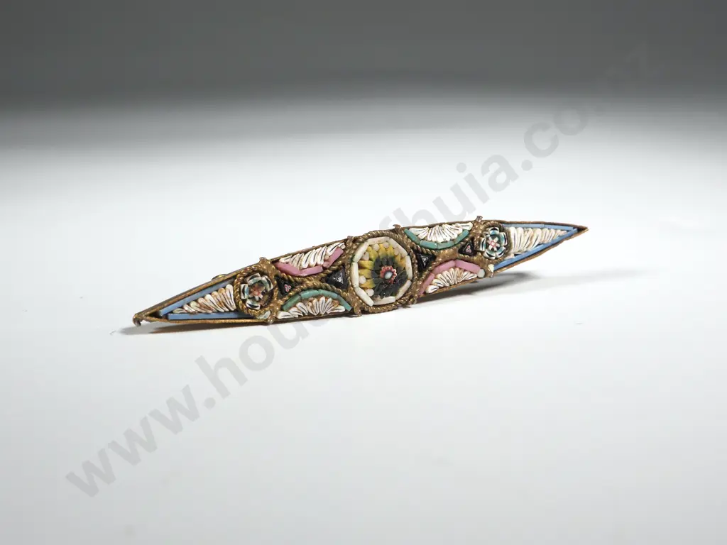 Vintage Mosaic Brooch  Image 1++