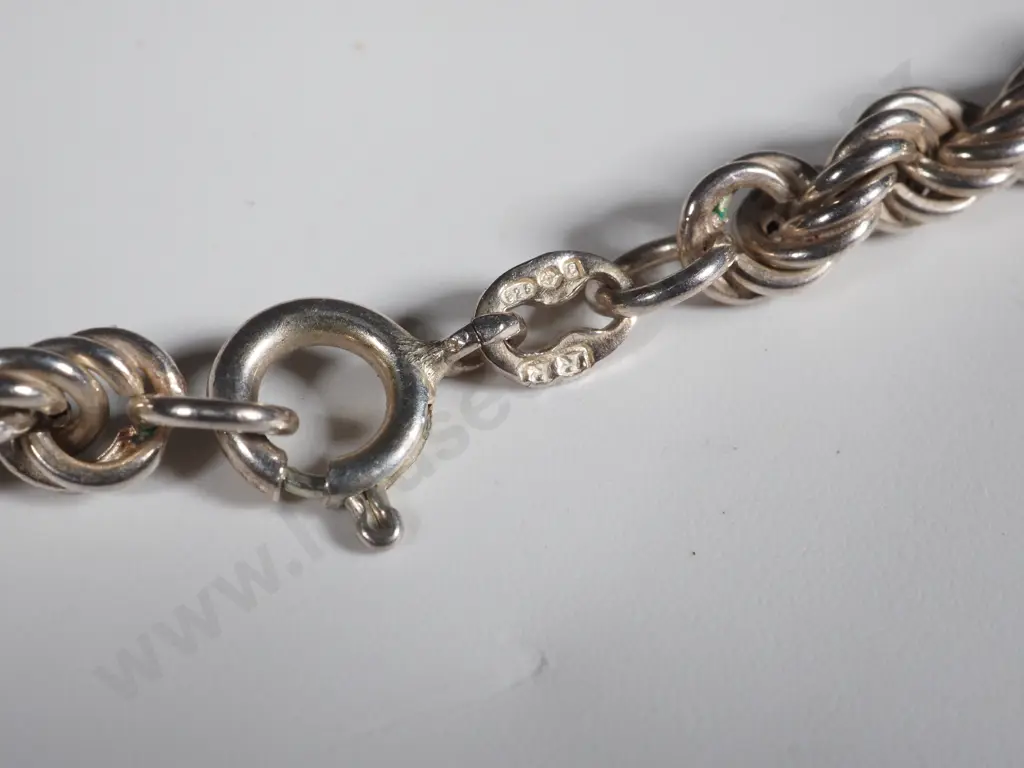 Sterling Silver Rope Twist Chain Image 1++