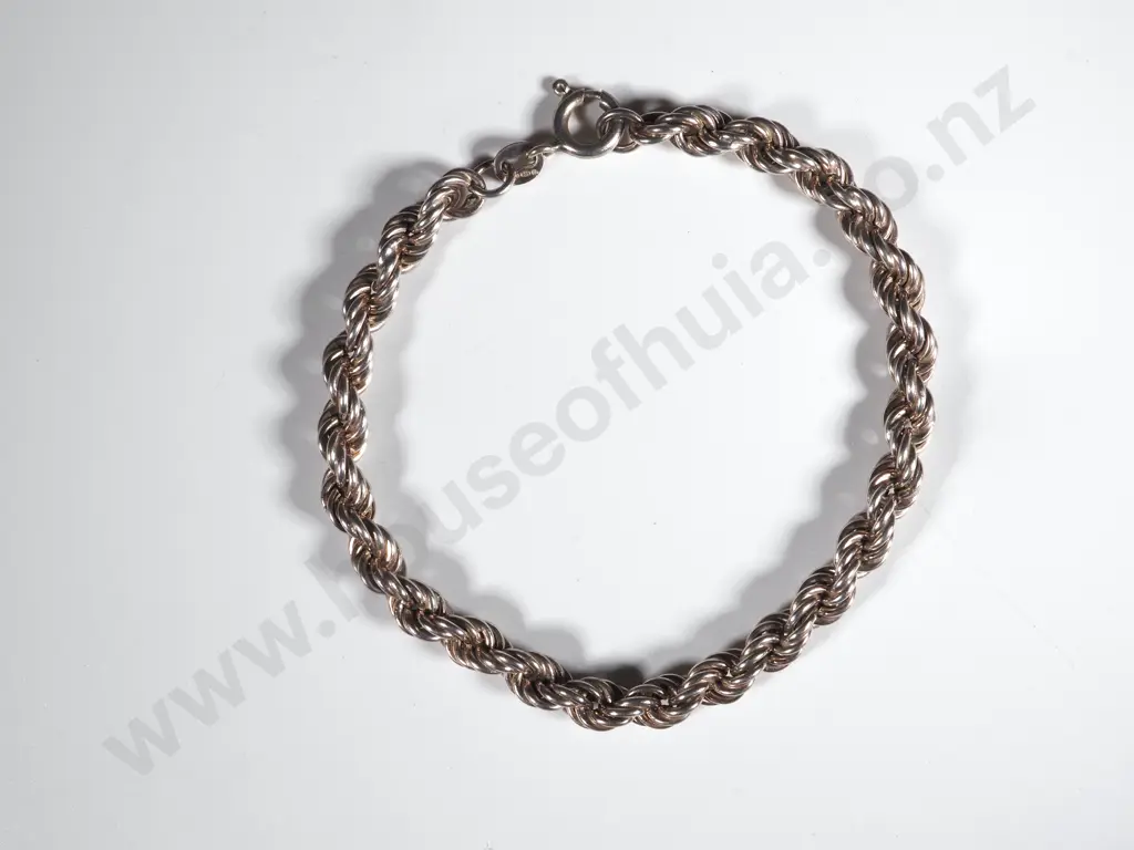 Sterling Silver Rope Twist Bracelet  Image 1++