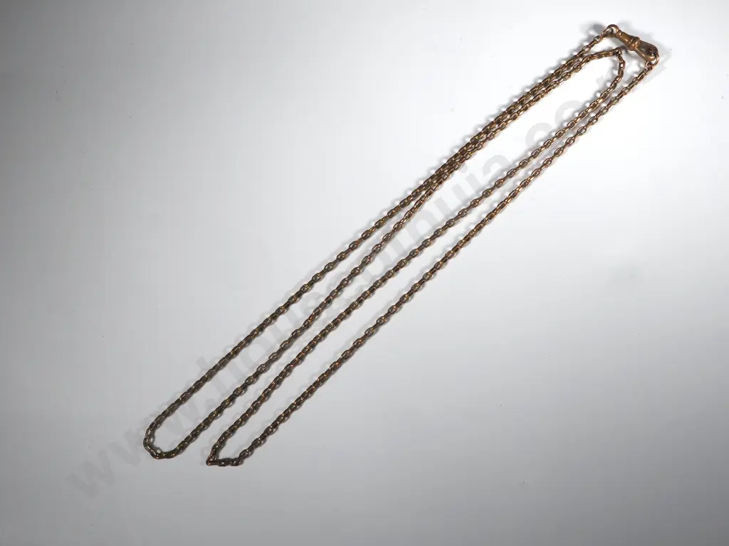 Rolled Gold Chain LInk Necklace, Length 920mm  Image 1++