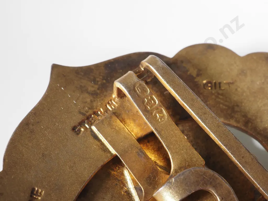 Sterling Silver & Fancy Enamel "Advance Australia" Belt Buckle Image 1++