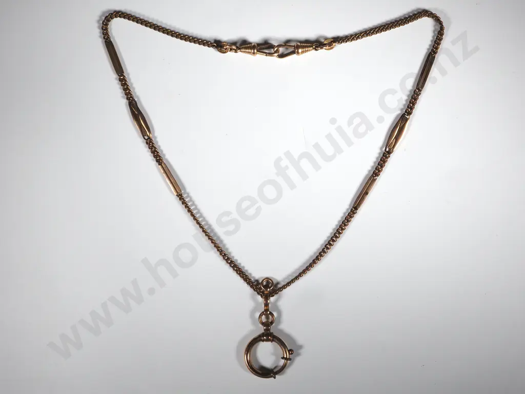 Rolled Gold Fob Chain Image 1++