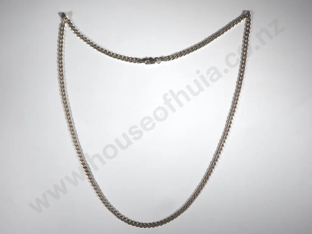 Sterling Silver Flat Link Bracelet  Image 1++