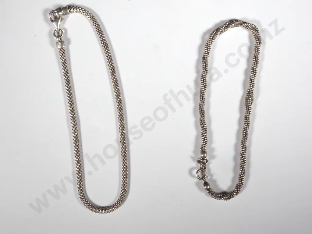 Two Sterling Silver Bracelets Image 1++