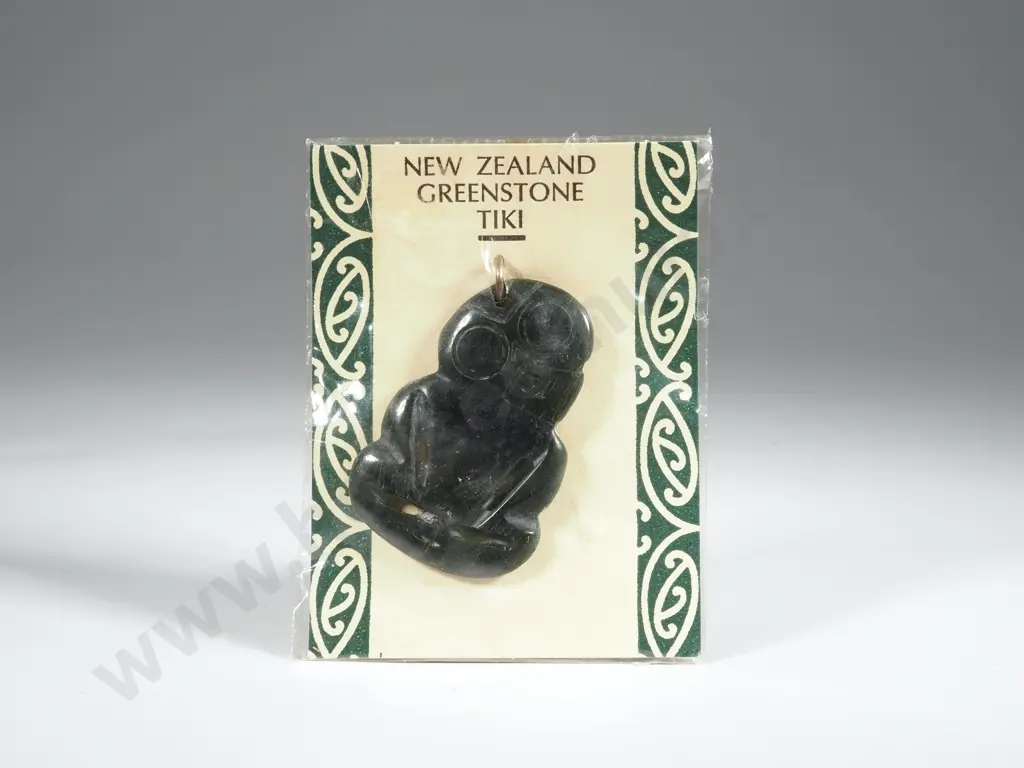 Greenstone Tiki in Original Souvenir Packet Image 1++