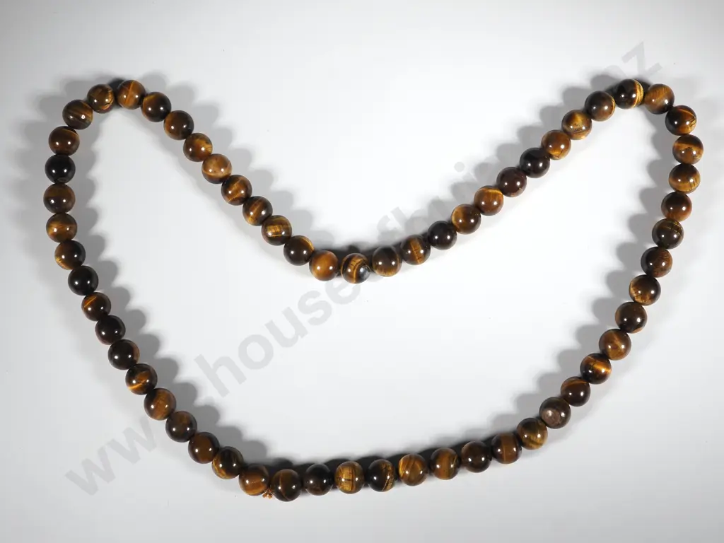 String Of Tiger's Eye Beads, Image 1++
