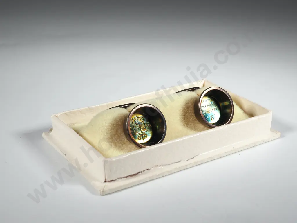 Sterling Silver Norway Commemorative Cufflinks Image 1++
