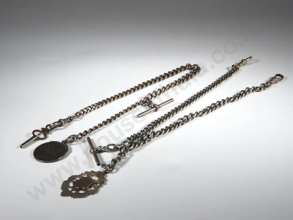 Sterling  Silver Fob w South Africa Coin Image 1++