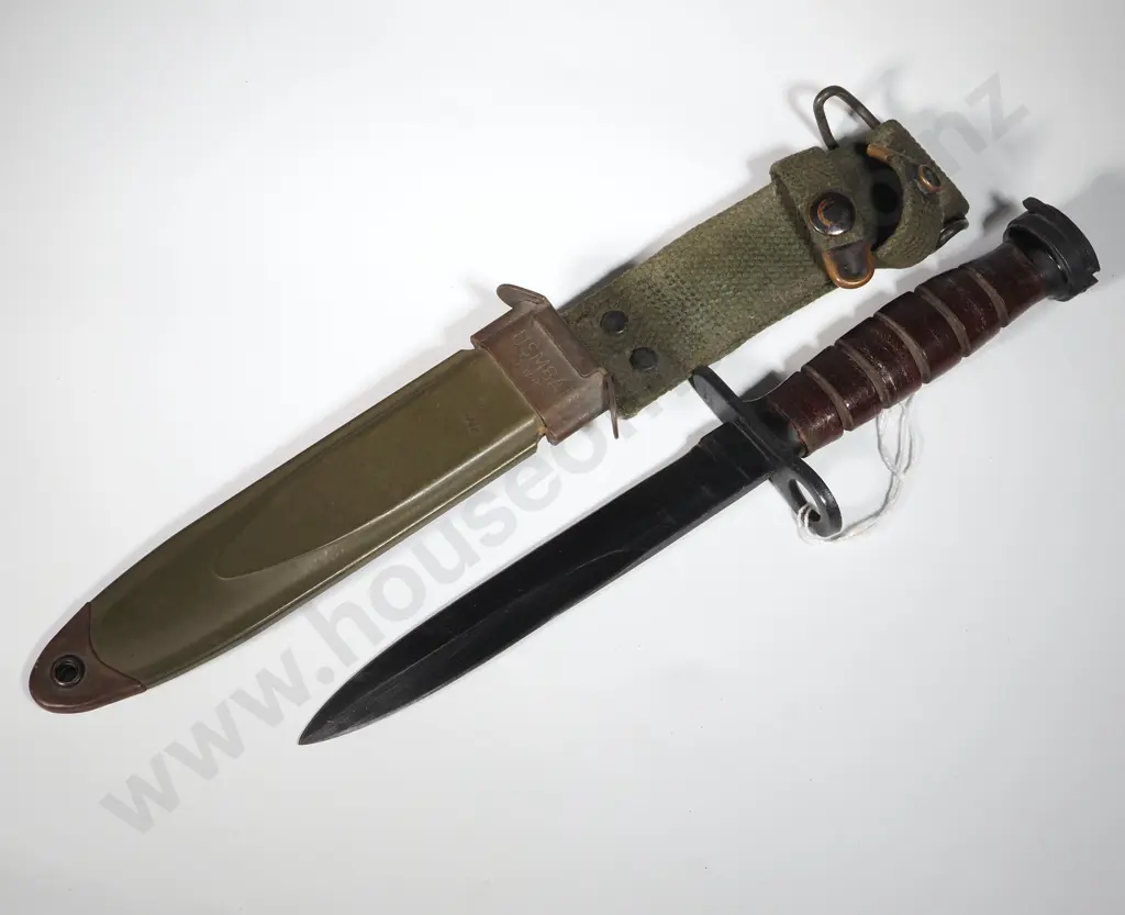 Japanese Made M1 Carbine Bayonet & M8A1 Scabbard  Image 1++