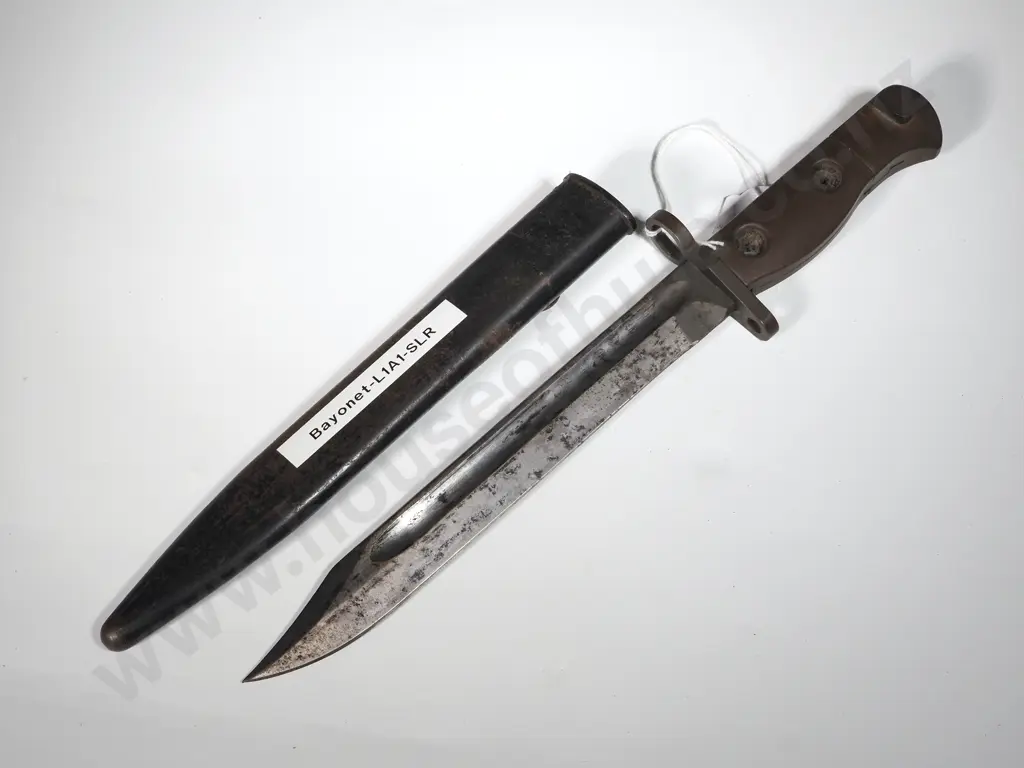 L1A3 Enfield English Bayonet & Scabbard  Image 1++