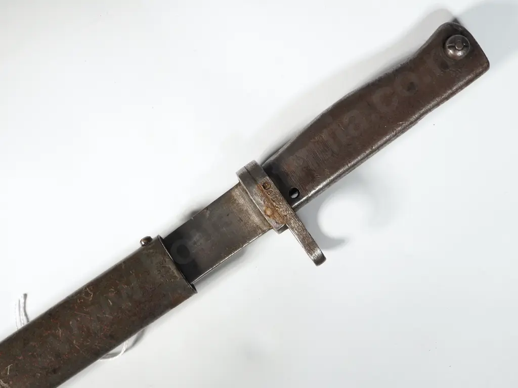 German Mauser Ersatz Bayonet w 1940 Dated Scabbard Image 1++