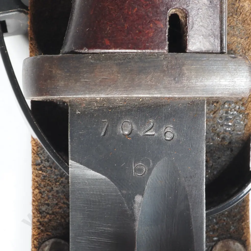 WW2 German Mauser K98 Bayonet, Scabbard & Frog - Not Matching Numbers Image 1++