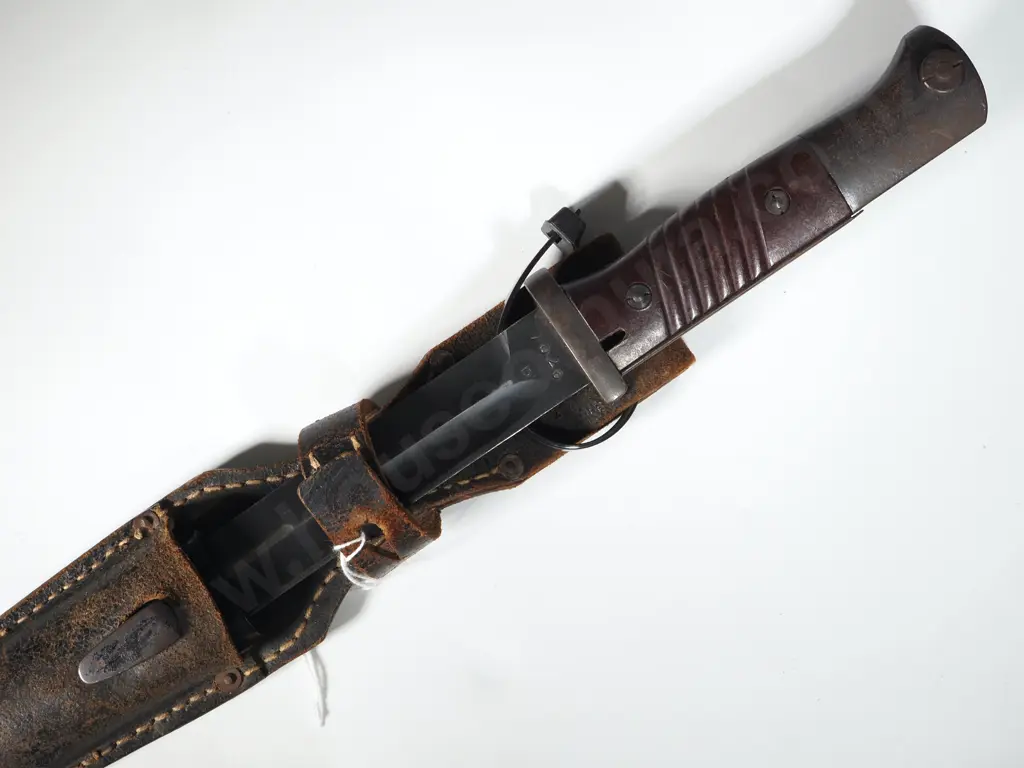 WW2 German Mauser K98 Bayonet, Scabbard & Frog - Not Matching Numbers Image 1++