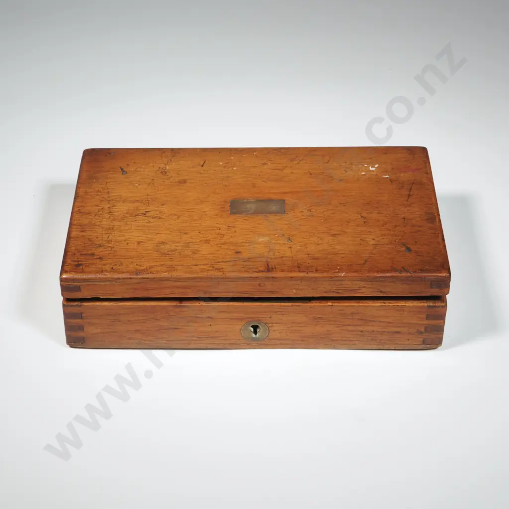 19th Century Boxed Pistol Marked FT Image 1++