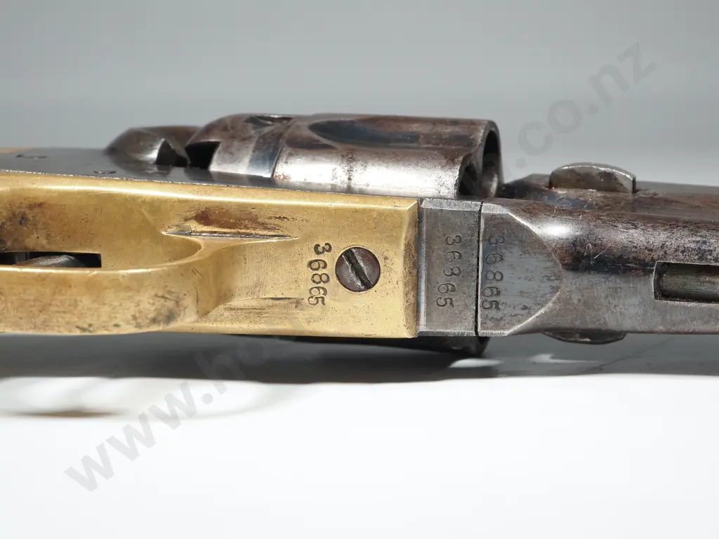 Scarce 1862 Colt Police w Fluted Cylinder Image 1++