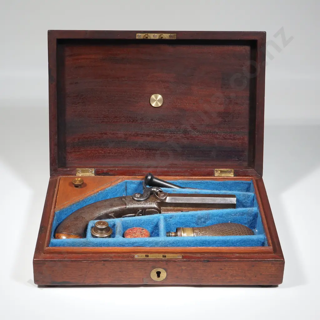 Vintage Boxed Steele Manchester Pistol  & Acroutements  Image 1++
