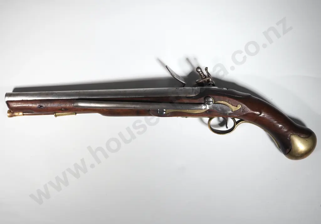 1790 Model Sea Service Flint Lock Pistol w 12 Inch Barrel Image 1++