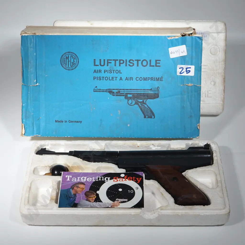 Boxed Air Pistol Gerstenberger & Eberwein, EM-GE Model LP3a Image 1++