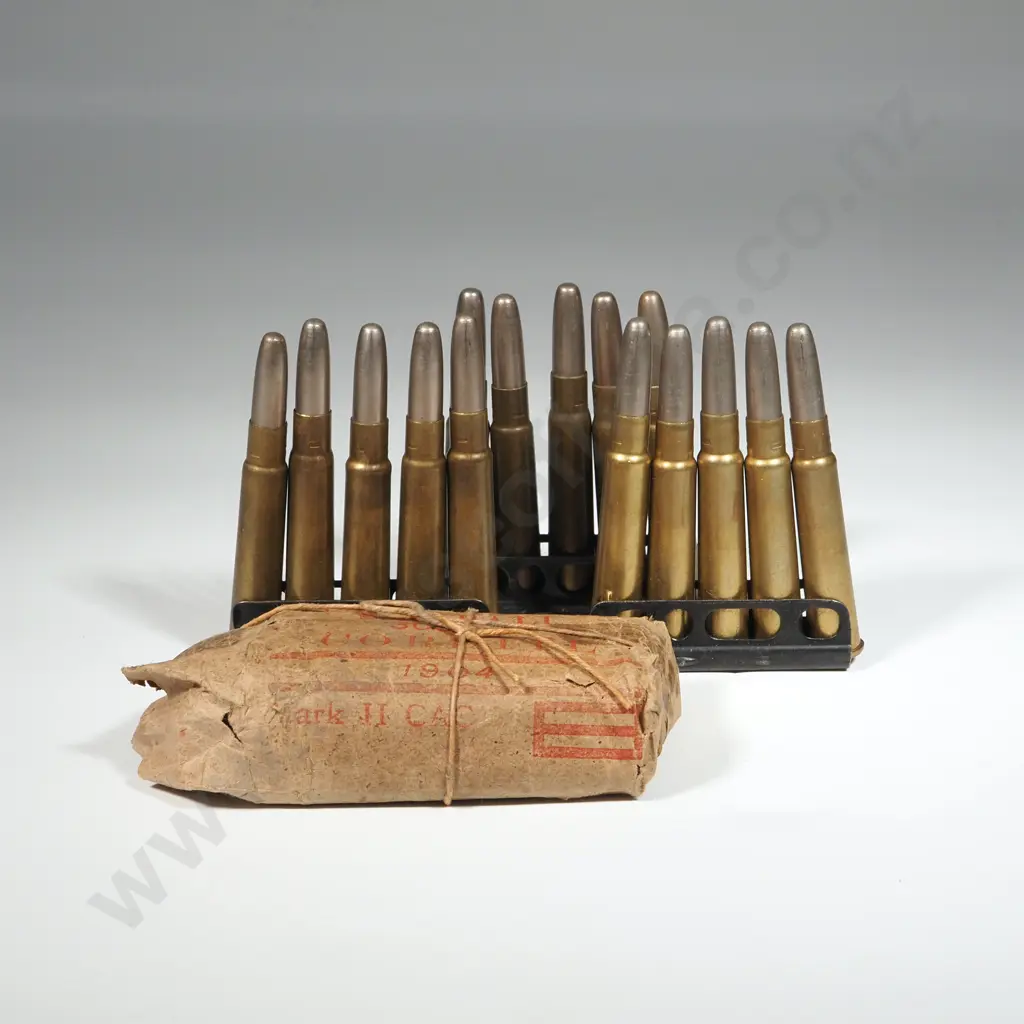 Three Clips & One Packet w Mk 6 303 Dummy Rounds. Image 1++