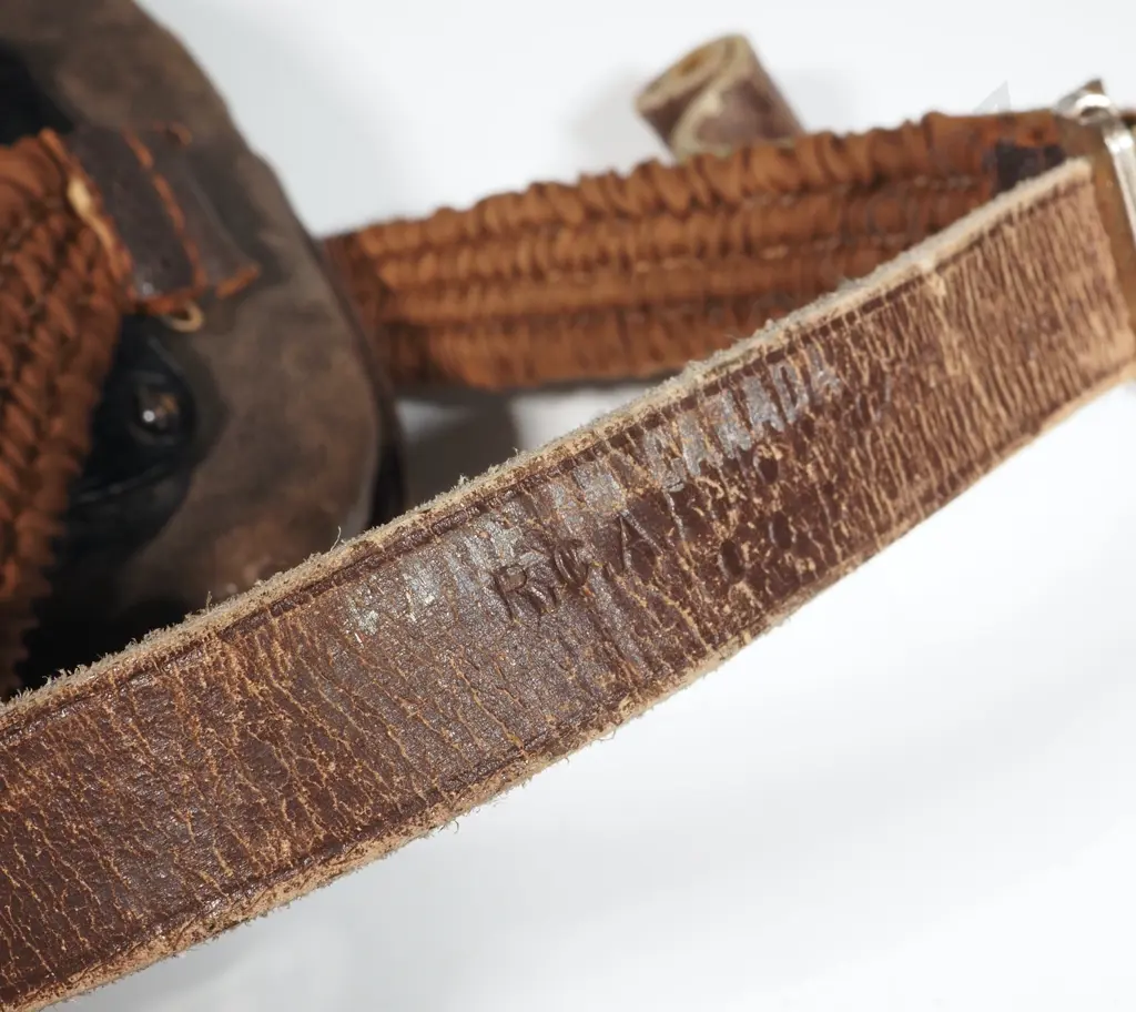 RNZAF B Type Flying Helmet & RCAF 1941 Flying Goggles. Image 1++