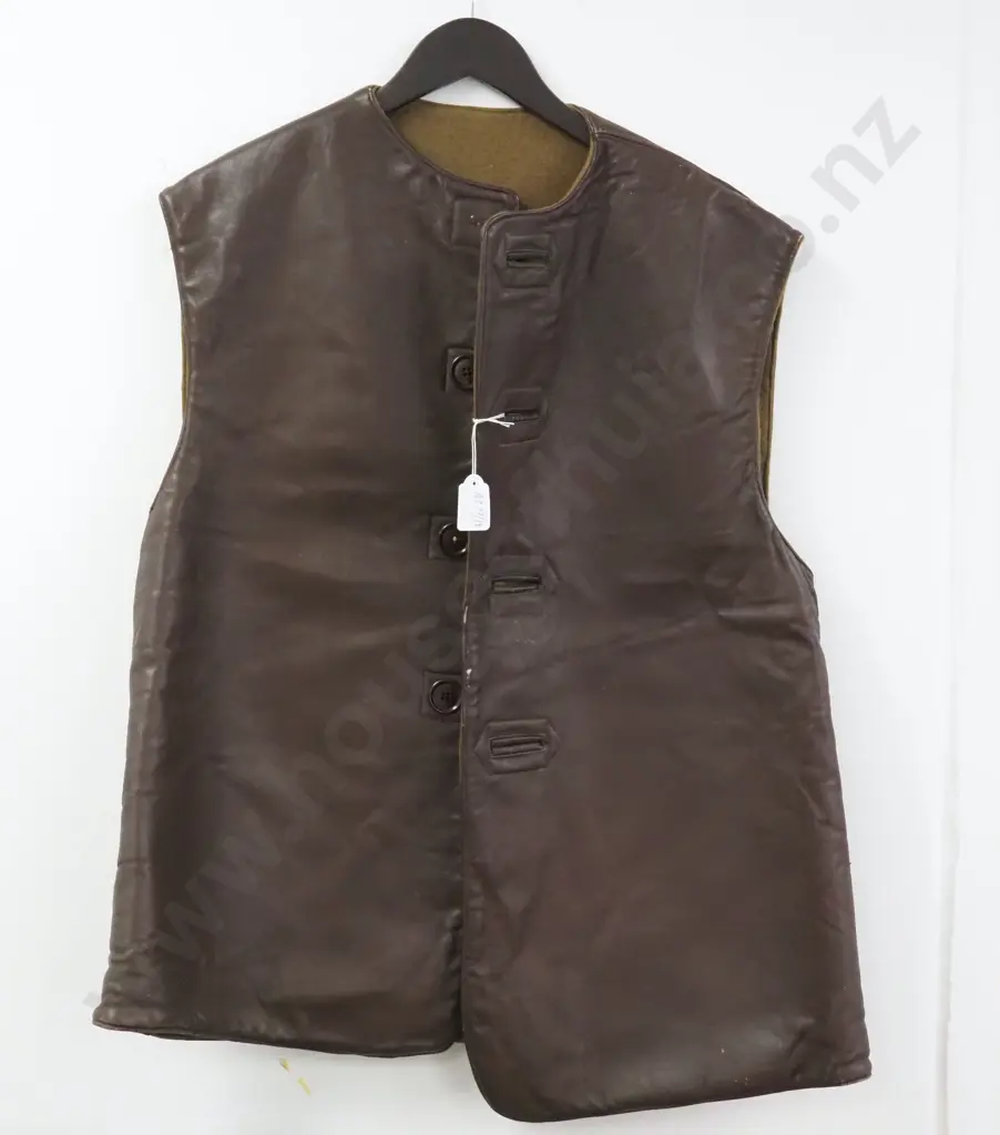 1952 Dated NZD Leather Jerkin  Image 1++