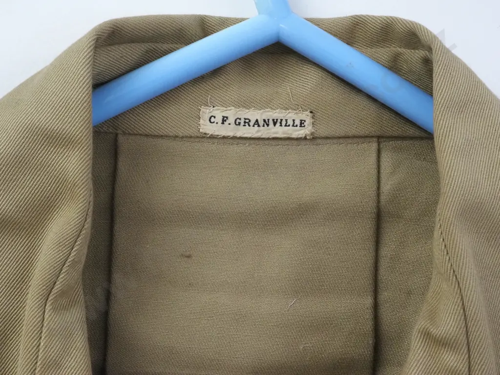 WW2 Tunic Named to C F Granville - 6th Infantry Brigade, third echelon  Image 1++