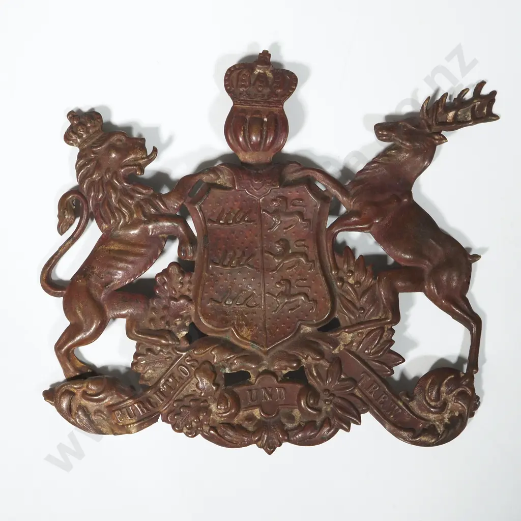 WW1 German Württemberg Helmet Plate Image 1++