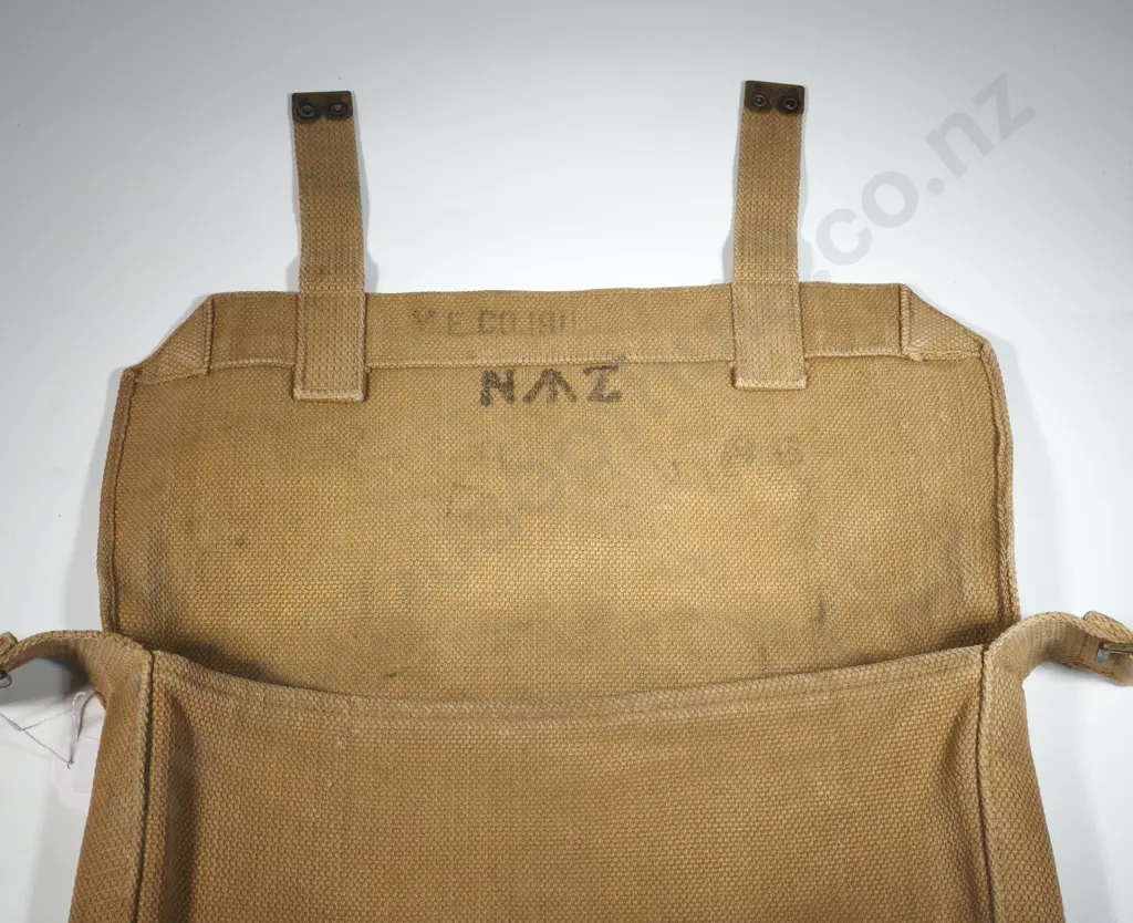 ME CO 1911 Pattern NZ Marked Small Haversack. Image 1++
