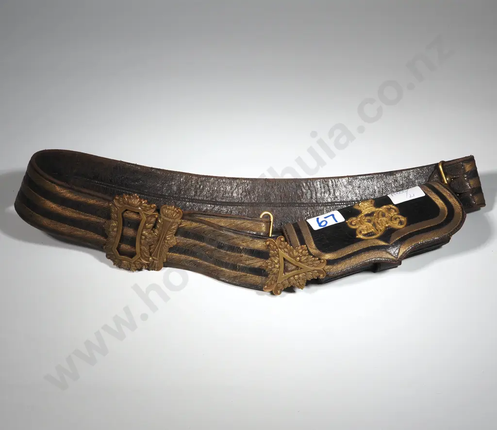 Victorian Army Medical Corp Cross Belt. Image 1++