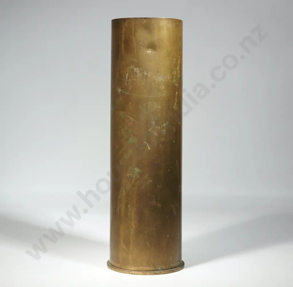 Vietnam War Era 105mm Howitzer Shell Case - w Two Drill Holes in Side Image 1++