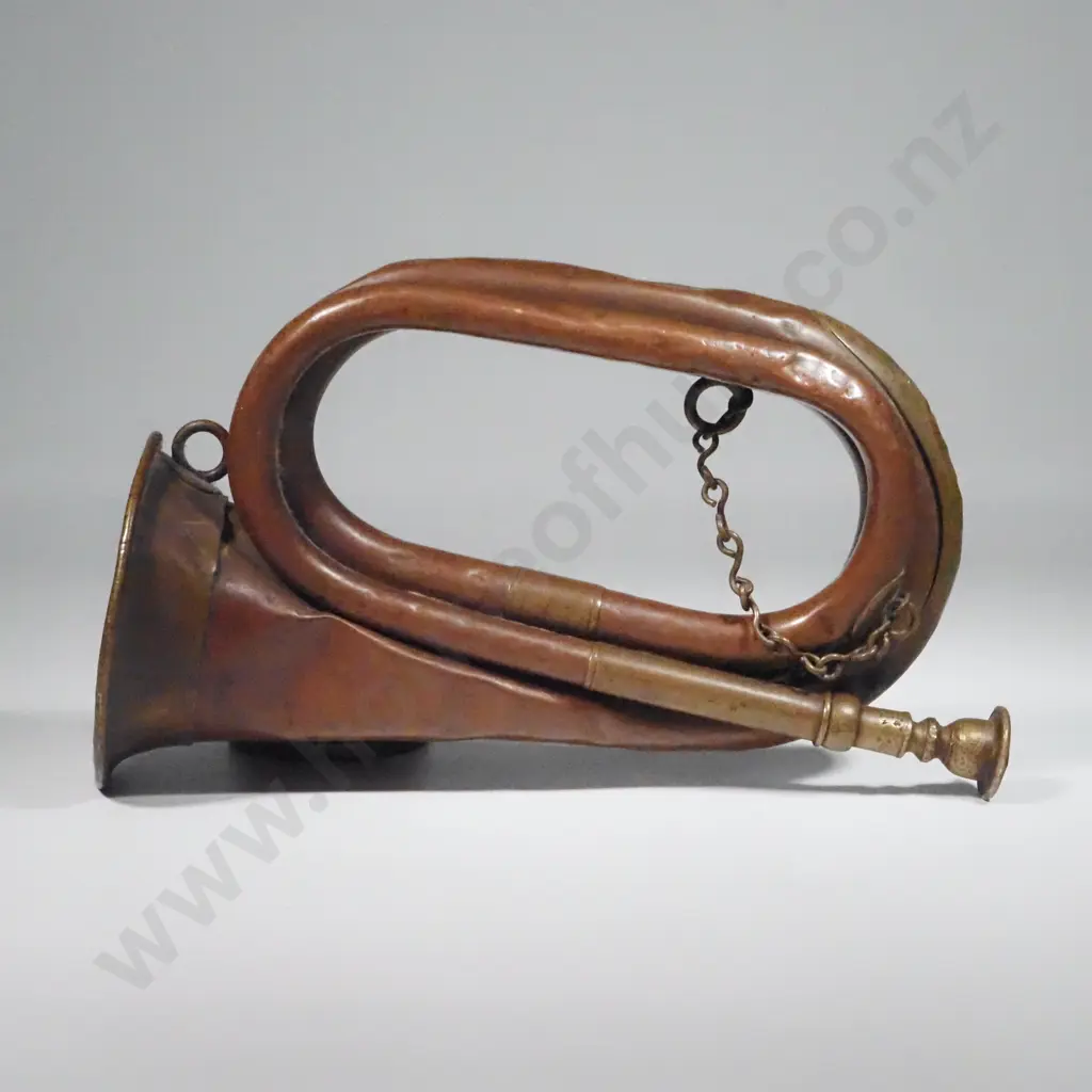 19th Century Navy Bugle by Henry Keates & Sons London Image 1++