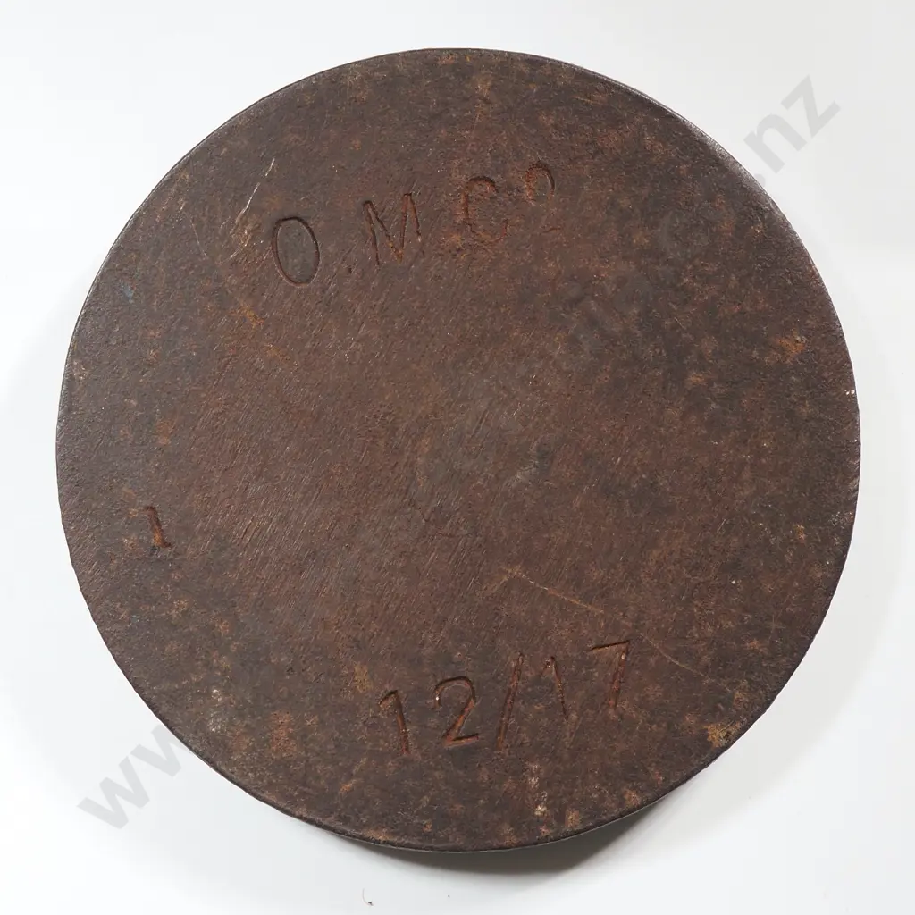WWI Period No 36 Dated Base Plate Dated 12/17 O.M. Co. Image 1++