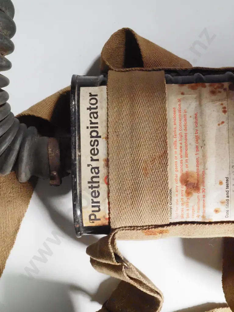 1956 Dated Puretha Respirator Image 1++