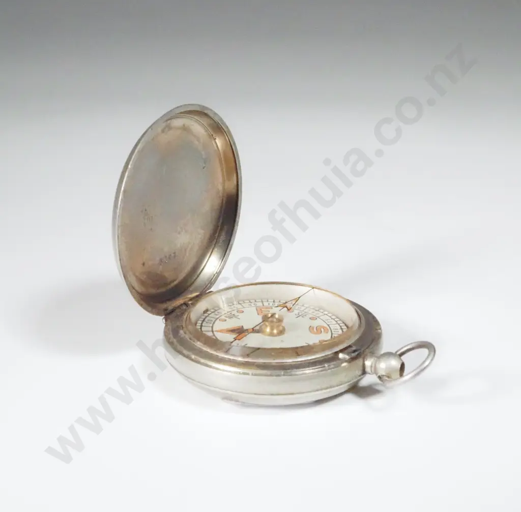 WWII British Military Compass, F Barker & Son, Mk VI, 1940. Image 1++