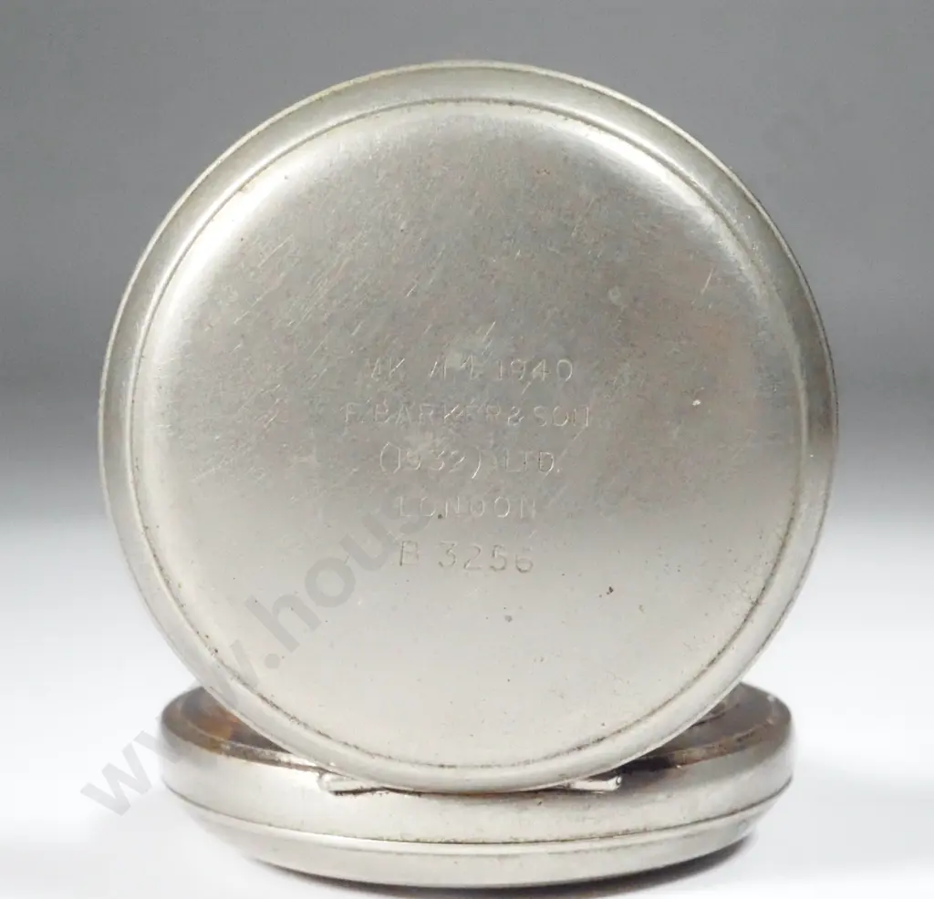 WWII British Military Compass, F Barker & Son, Mk VI, 1940. Image 1++