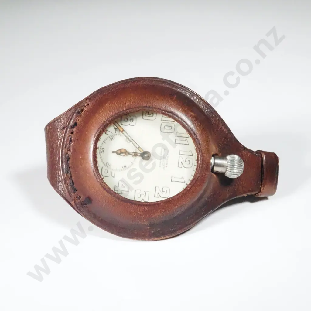 WW1 Trench Watch - Retailed by Watsons Jewellers Christchurch - Servicemans Details on Reverse Illegible Image 1++