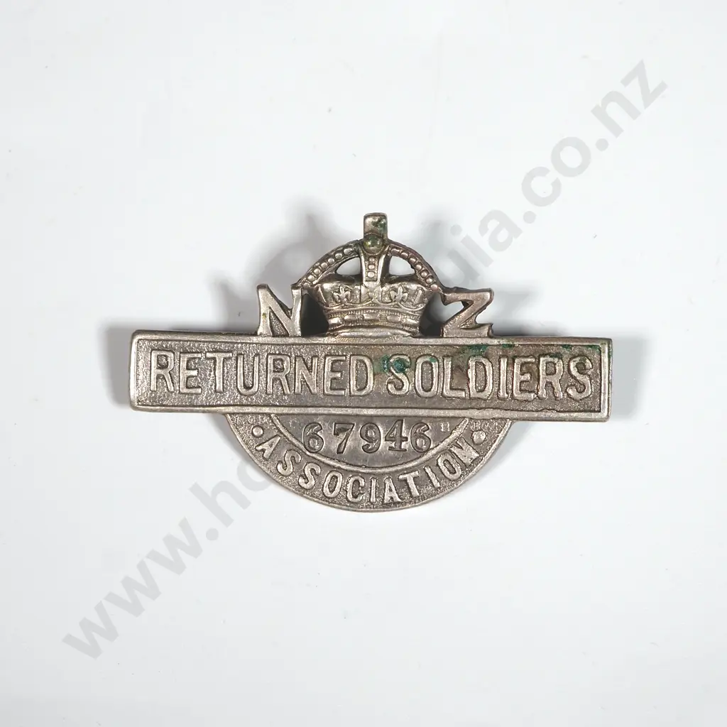 WW1 New Zealand Large RSA Badge  Image 1++
