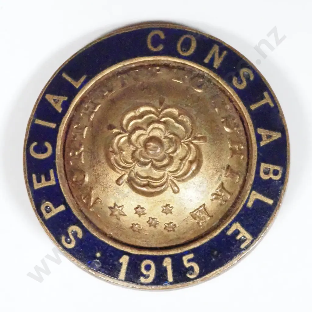 Northamptonshire Special Constable 1915 Badge. Image 1++