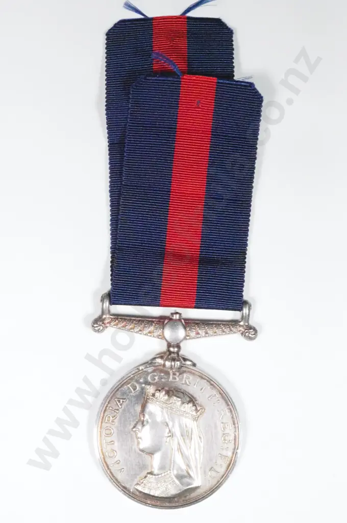 New Zealand War Medal Dated 1861 to 1866 Awarded to M. Quinn, Third Waikato Regiment Image 1++