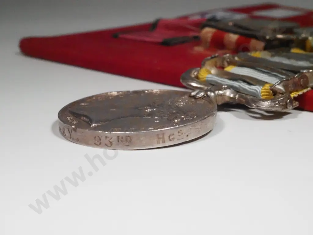 Medal Group  Corp P.McKay 93rd Highlanders - Crimean Medal, India General Service Medal, Turkish Crimea Medal. Image 1++