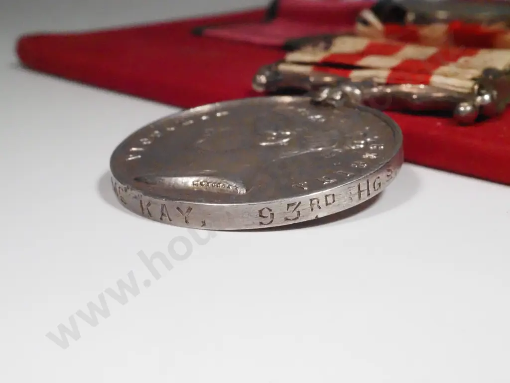 Medal Group  Corp P.McKay 93rd Highlanders - Crimean Medal, India General Service Medal, Turkish Crimea Medal. Image 1++