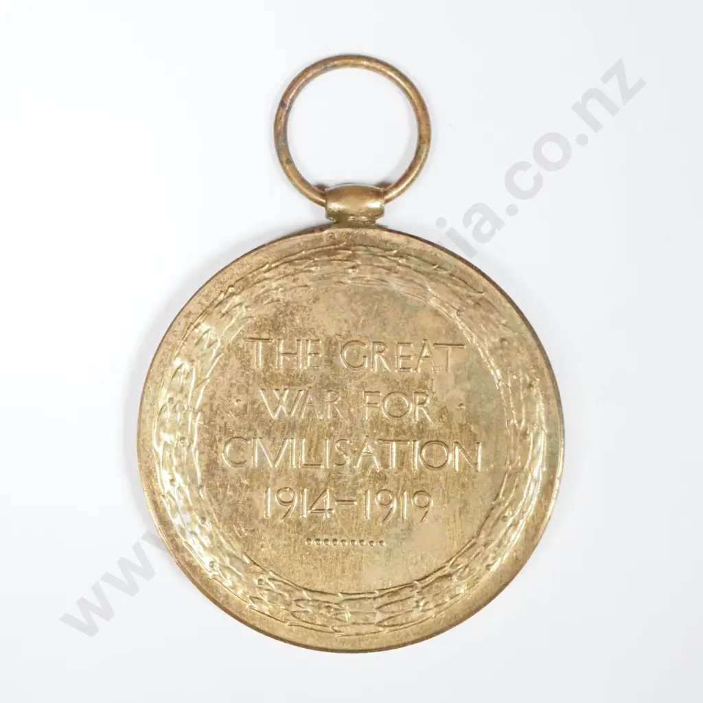 WW1 Victory Medal to 6/1101 2nd Lt W. G. Skelton Image 1++