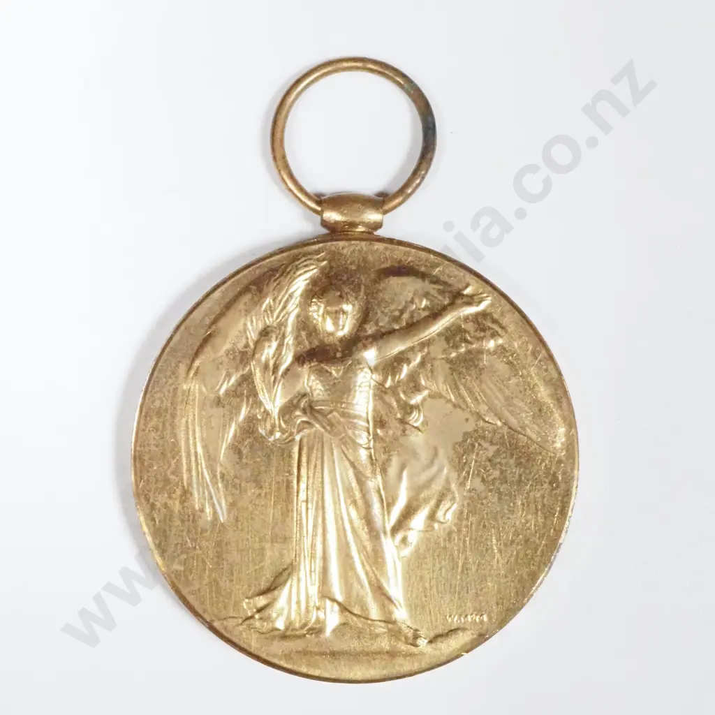 WW1 Victory Medal to 6/1101 2nd Lt W. G. Skelton Image 1++