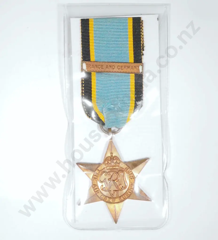 Air Crew Europe Medal w France & Germany Bar Image 1++