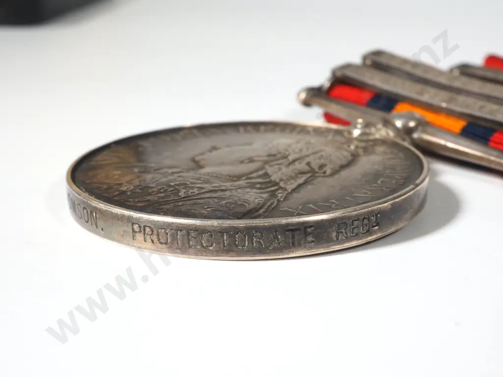 Q.S.A to Trooper William Thomson - Protectorate Regiment - Twice WIA & Sons Memorial Cross for Merchant Navy Image 1++