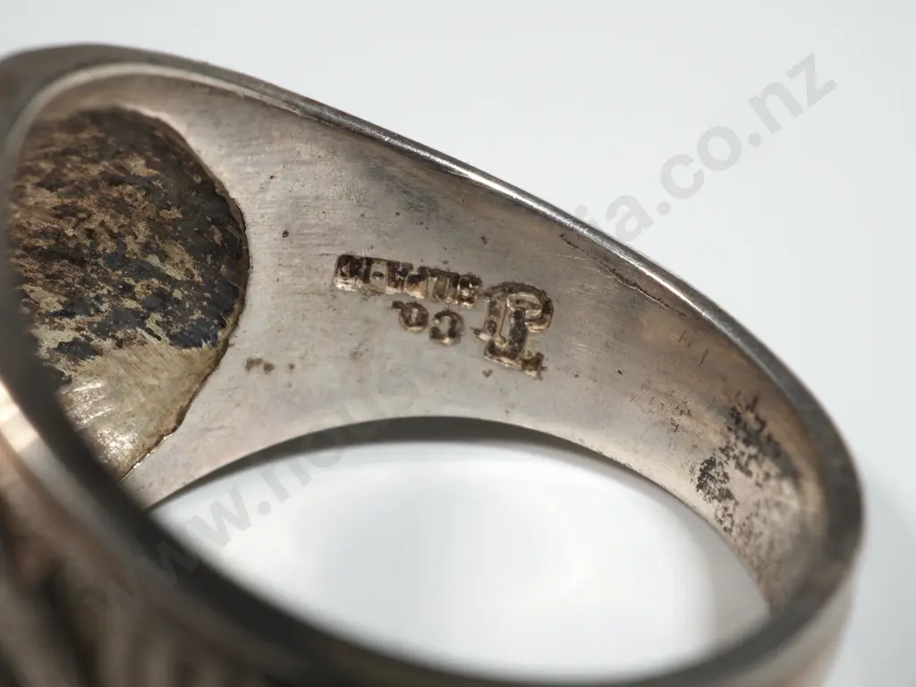Silver Special Forces Signet Ring Engraved TOI. 69-89 PHUOC. Image 1++